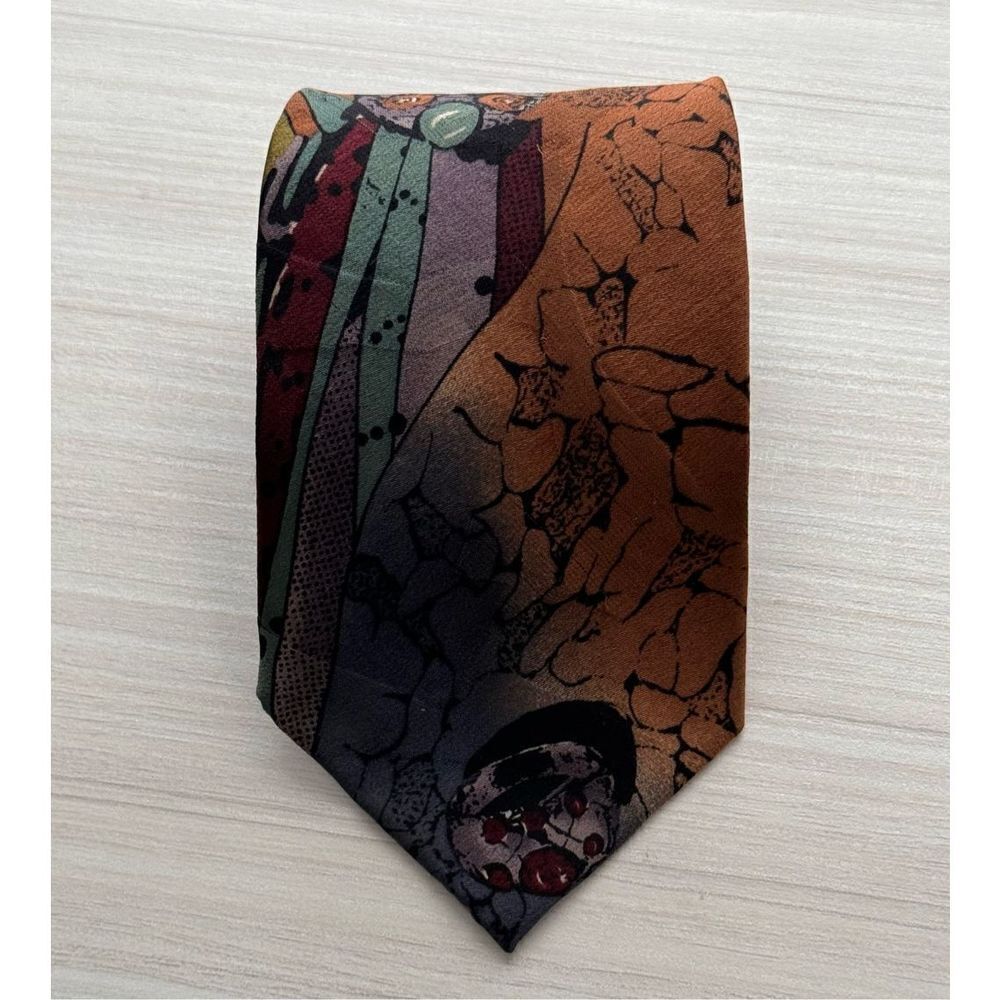Corley Road Abstract Silk Tie